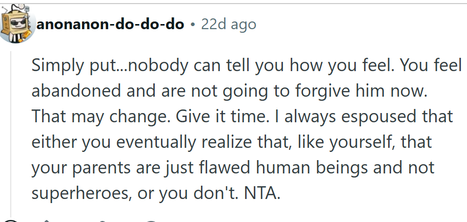 Nobody can tell you how you feel