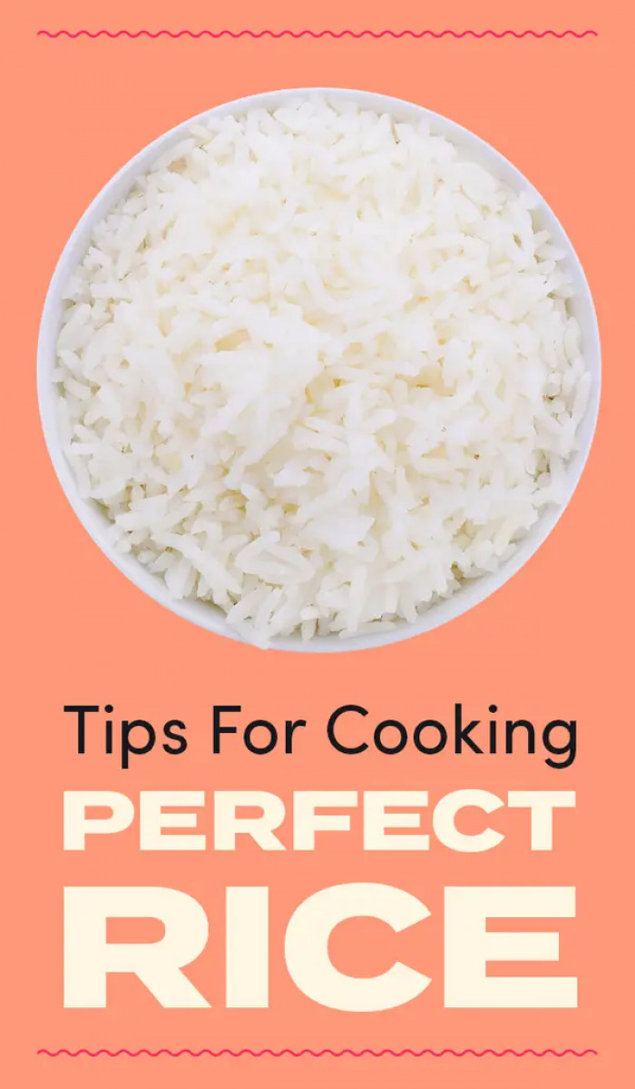 27. Do not stir rice while it is cooking, unless you are preparing risotto.