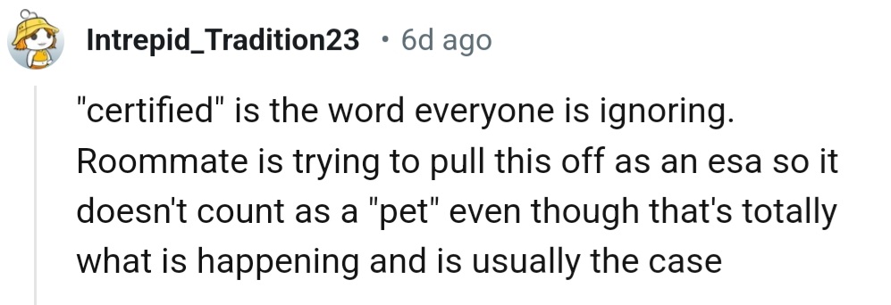 OP's roommate is trying to play a fast one on them.