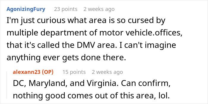 The DMV area?