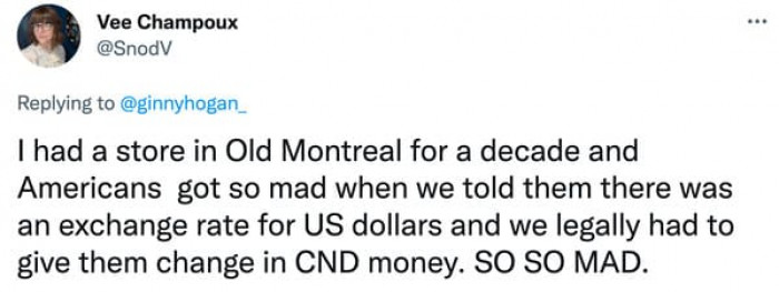 14. There was an exchange rate for US dollars