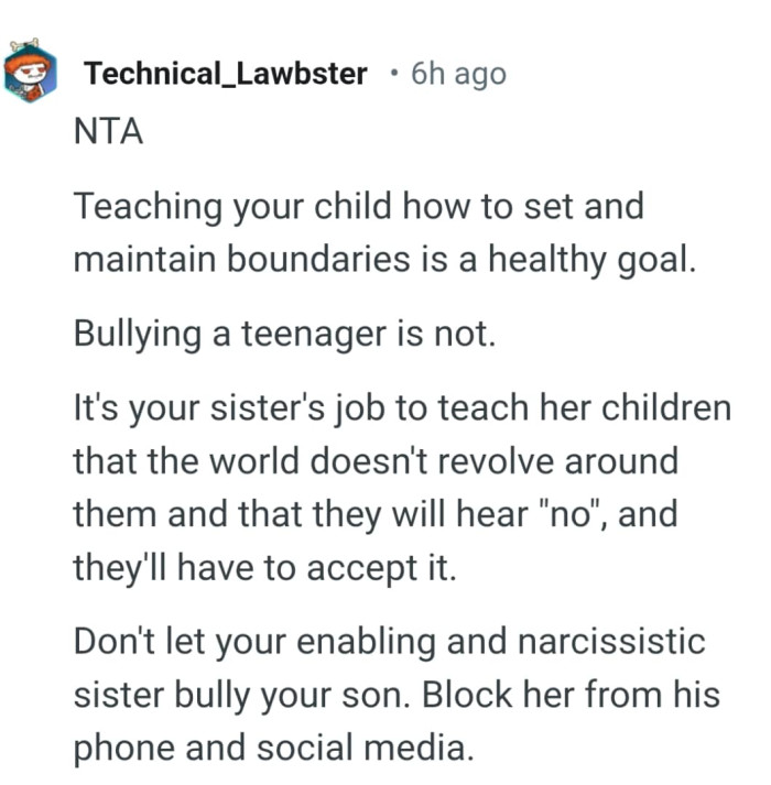 Don't bully a teenager