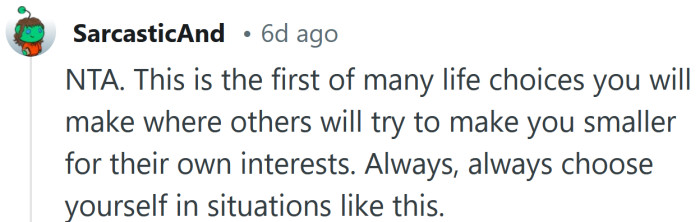 This is a valuable life lesson.