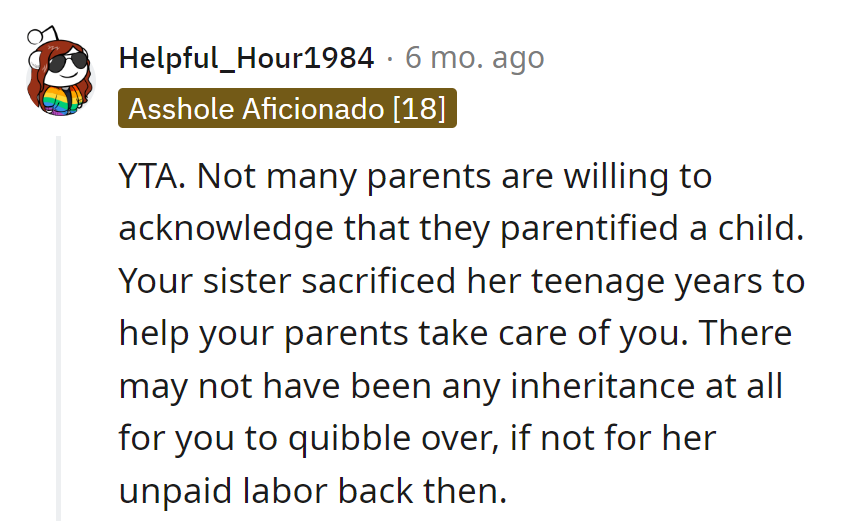 Touché! Who knew babysitting could be the ultimate long-term investment strategy?