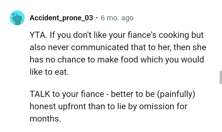 Better to be honest upfront than to lie