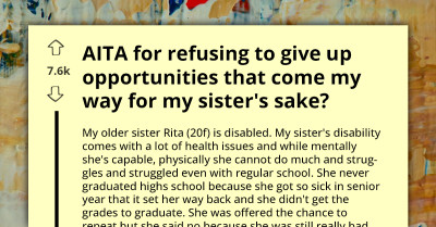 Parents Pressure Teen To Give Up Big College Dreams For The Sake Of Disabled Sister