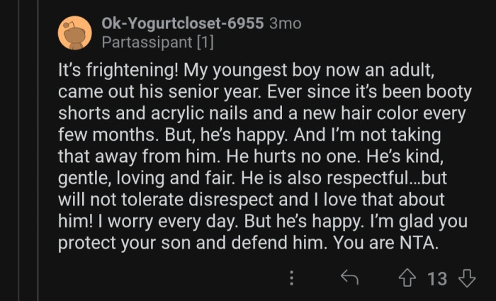 Your child's happiness should always be the number one priority.