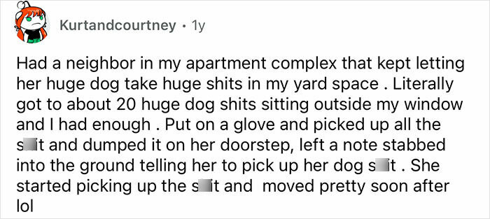 3. About a Neighbor in My Apartment Complex