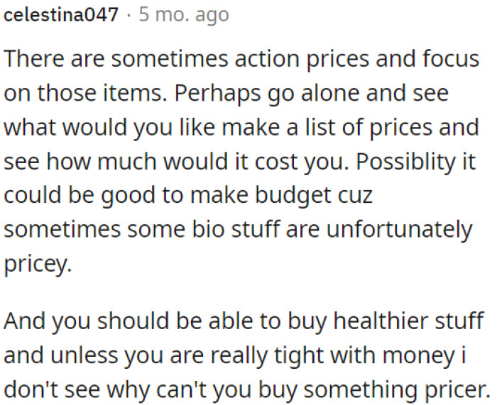 OP doesn't need to hesitate to spend a bit more if her budget allows it.