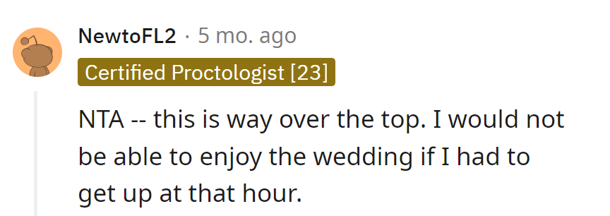 Enjoying the wedding shouldn't feel like a dawn raid. No one wants to say 'I doze' instead of 'I do'!