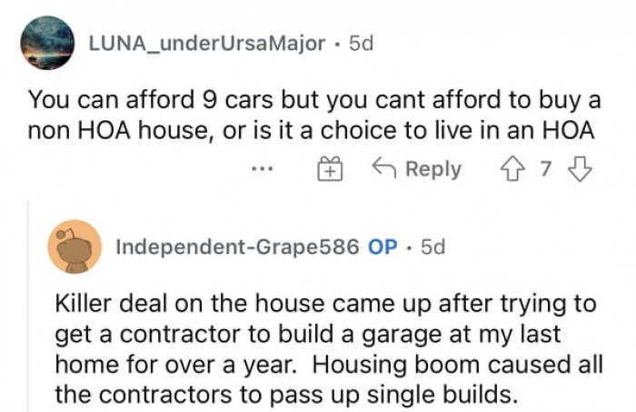 Is it a choice to live in the HOA?
