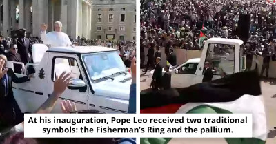Pope Leo Defies Security Protocol In His Popemobile Arrival
