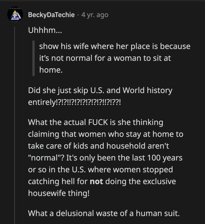 Based on the comments from the first post, she was just as horrible as when the children first came into OP's home