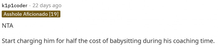 Someone else bringing this up makes us feel like she should go ahead and do it.