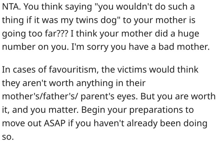 9. Her mother may have damaged her self-esteem.