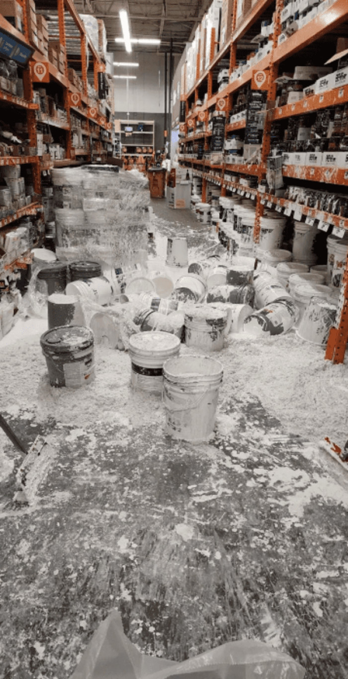 24. Imagine you are one of the people contracted to clean up this mess.