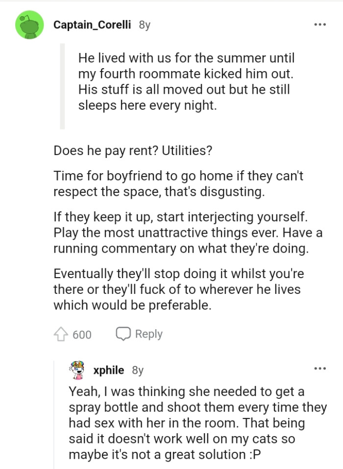 Time for boyfriend to go home