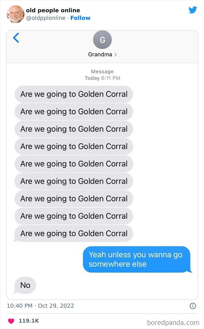 9. Golden Corral it is.