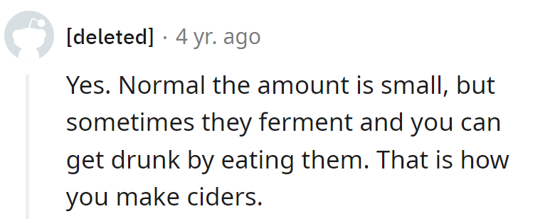 An apple a day keeps sobriety away!