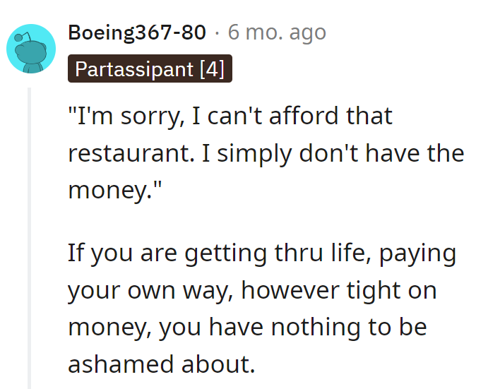 Wallet's on a diet—fast food budget, no shame in that money game!