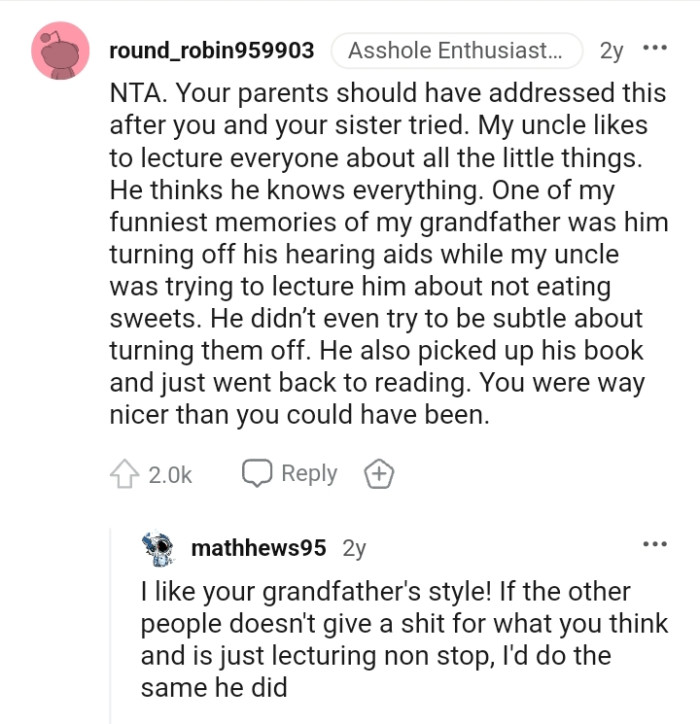 This Redditor's uncle likes to lecture everyone about all the little things