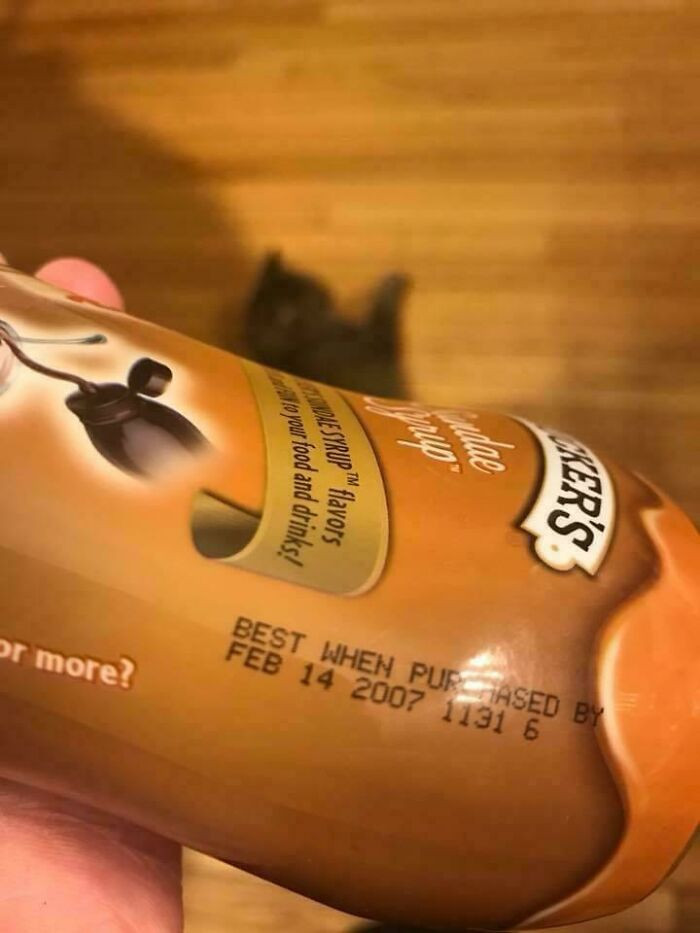 "My Dad Poured This In His Mouth Then Asked If I Could Read The Date On It"