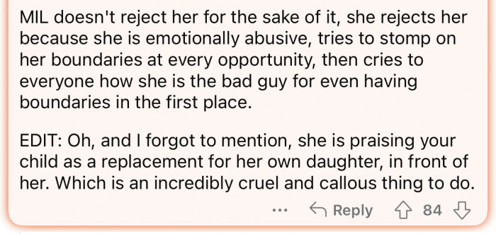 It's an incredibly cruel thing to do.