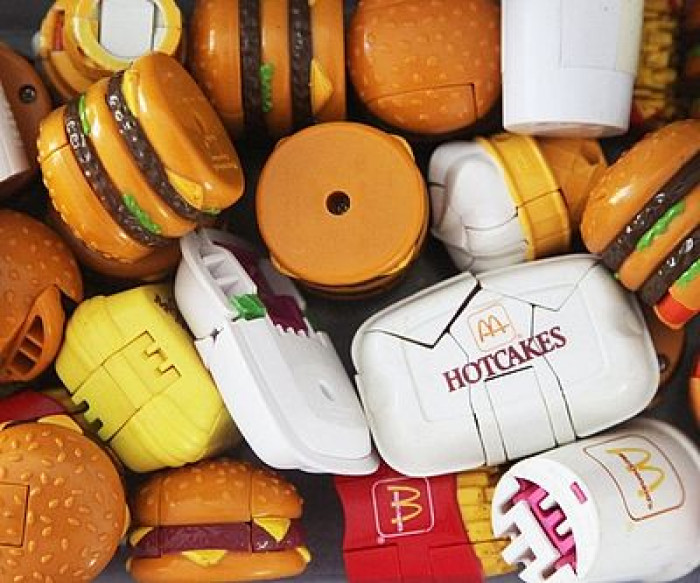48. Vintage McDonald's Transformers Happy Meal Toys - $10