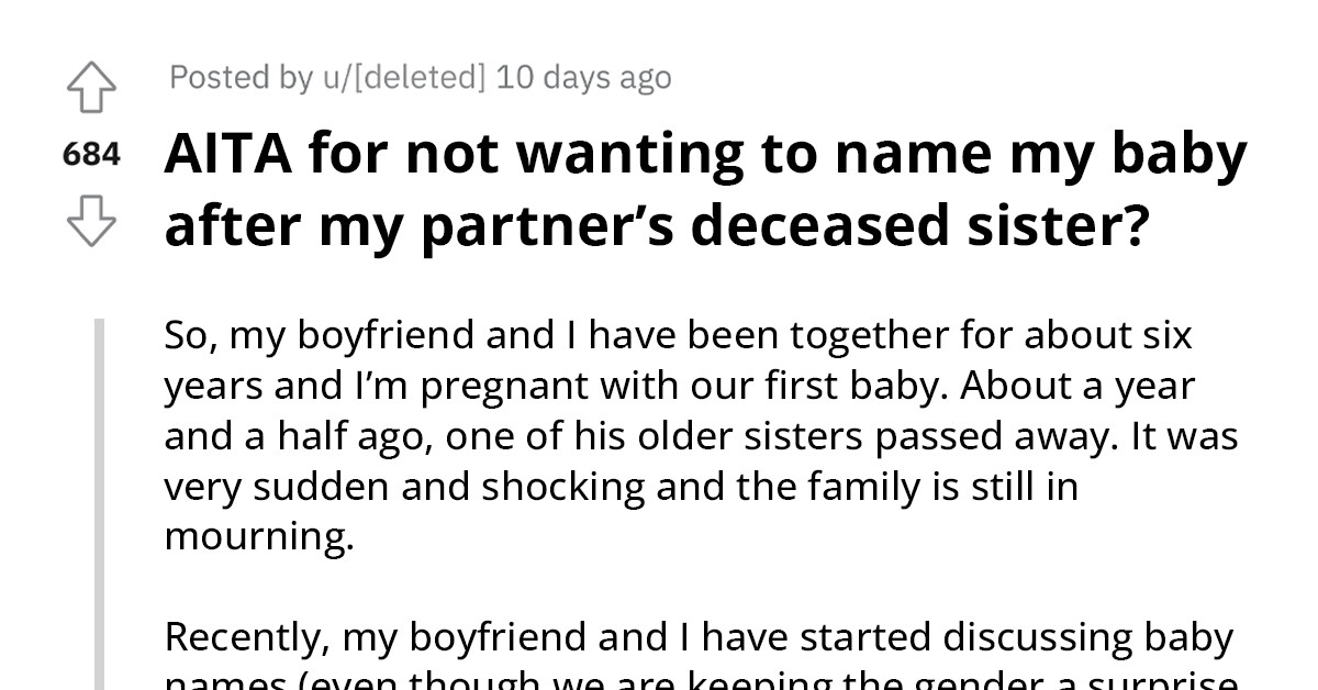 Expectant Couple Get Into Heated Argument Because Boyfriend Insists On Naming Their Child After Deceased Sister If It's A Girl