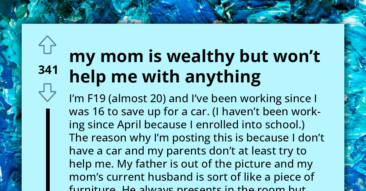 Online Community Boosts the Morale of a Young Woman Who's Academically Smart Yet Her High-Earning Mom Refuses to Financially Support Her Education