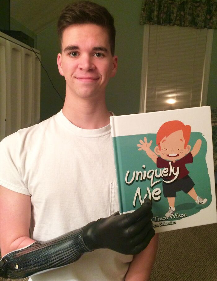 "Today I Held My Children's Book With My Right Hand For The First Time"