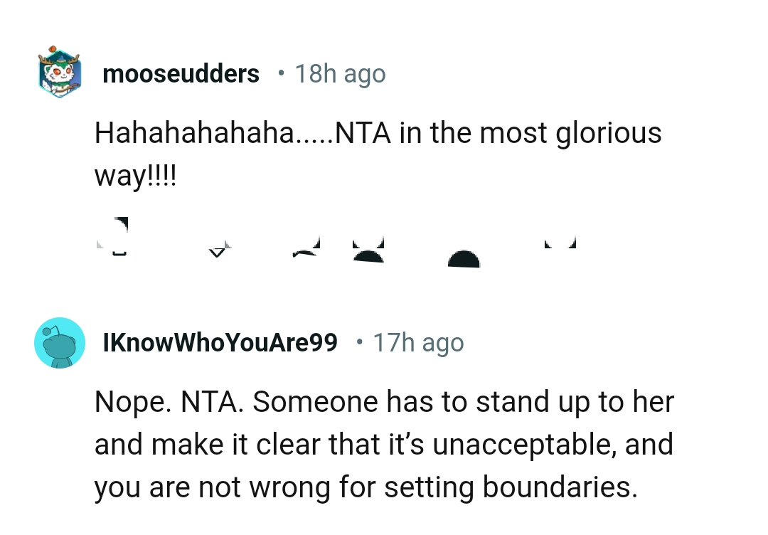 Someone Had to Stand Up to Her and Make It Clear