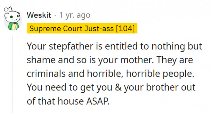 16. They're not entitled to any apology or even sympathy