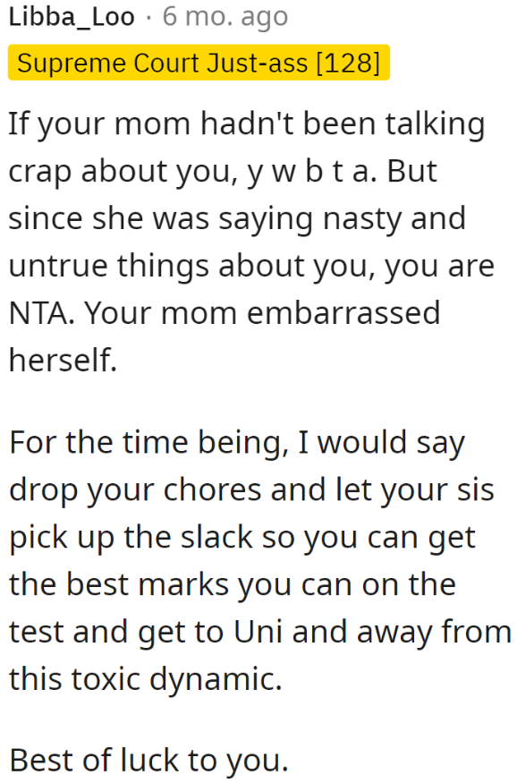 The OP didn't embarrass her mother. The mom embarrassed herself by lying to her friend.