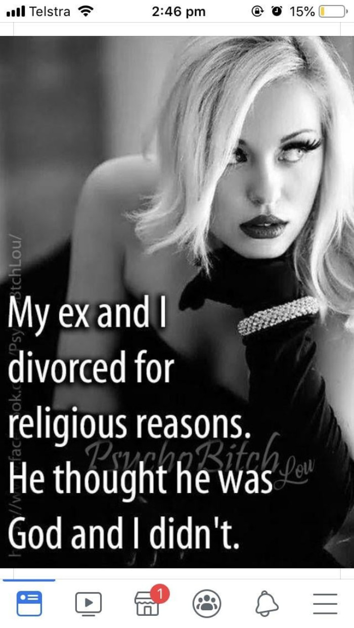 Here is the image which the divorced mom posted