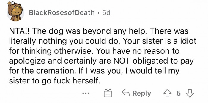 #10 You don't have any obligation to pay for cremation.