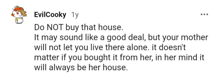 OP should not buy that house