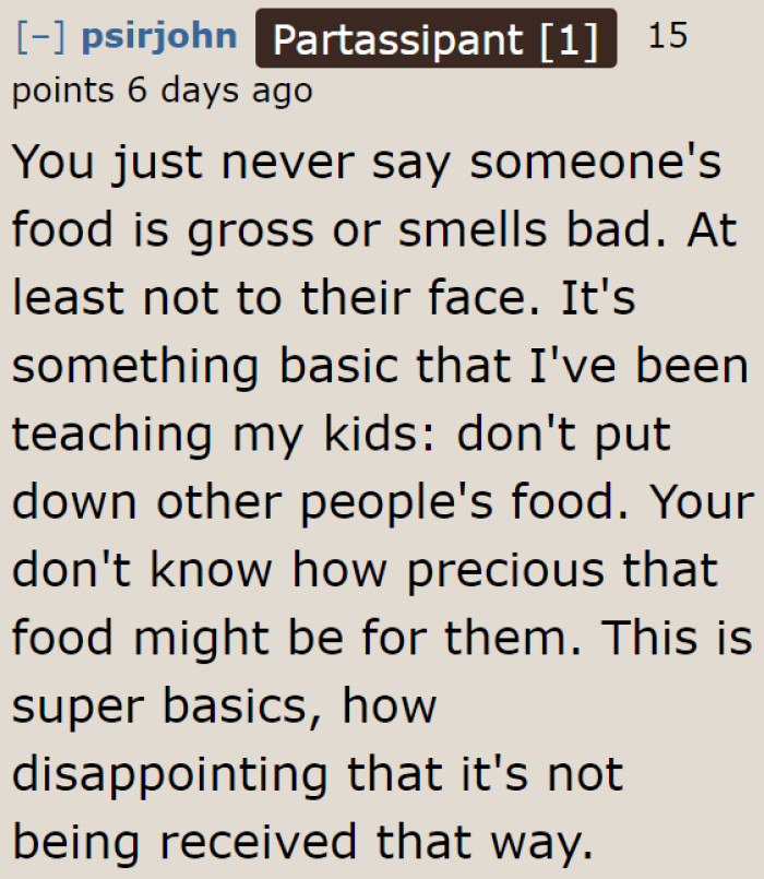 All the girlfriend needed to do is show politeness. But she chose to disrespect.