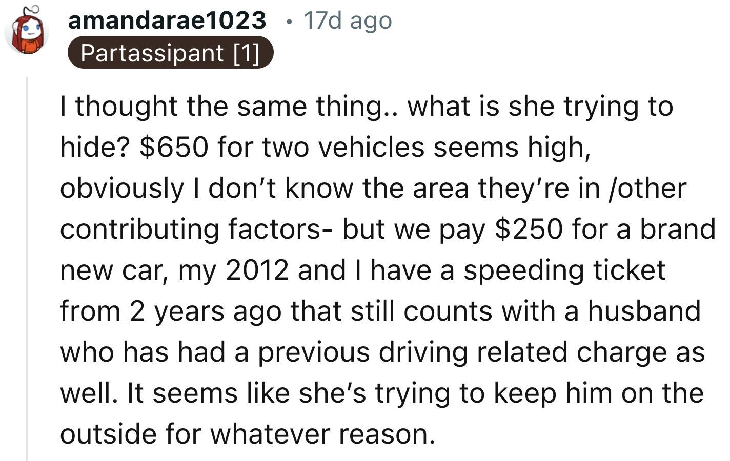 OP's Wife Might Be Trying to Hide Something