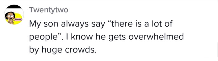 There are a lot of people