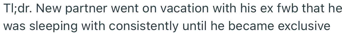 Too long, didn’t read