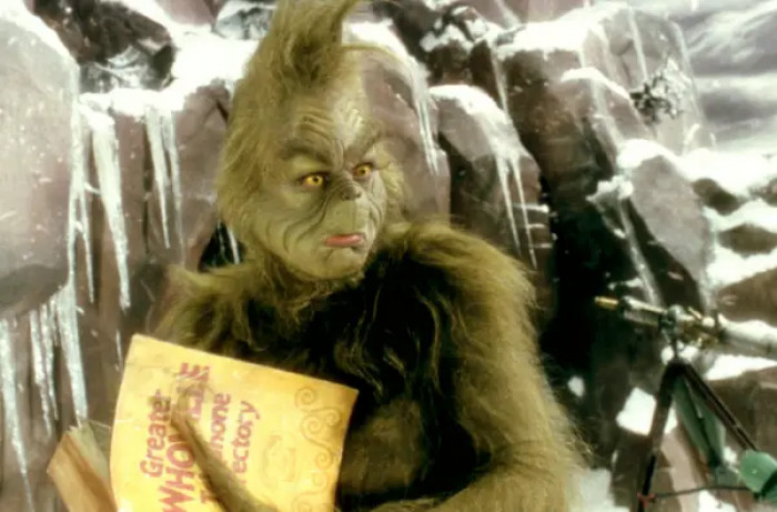 24. Jim Carrey in How the Grinch Stole Christmas