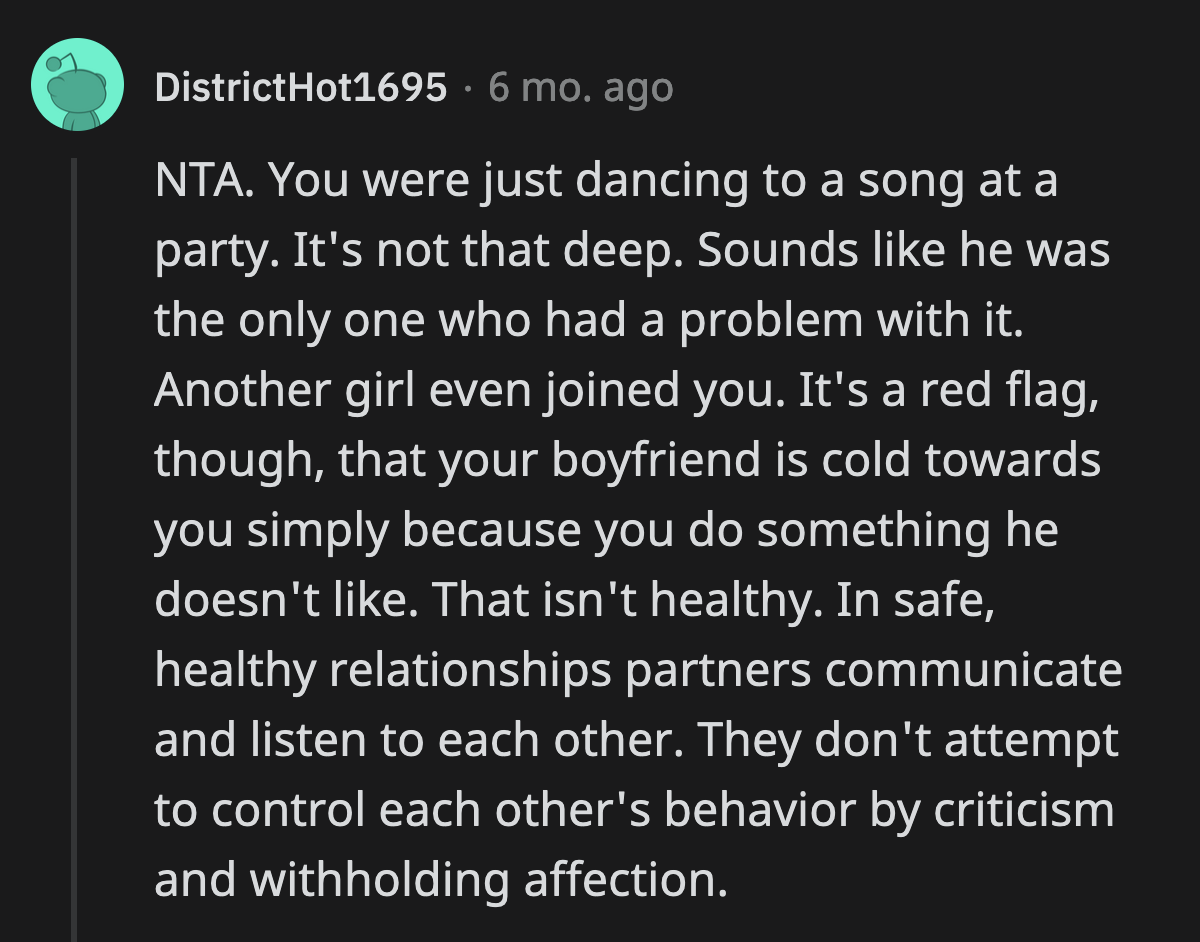 The way he handled his feelings should also make OP rethink their relationship.