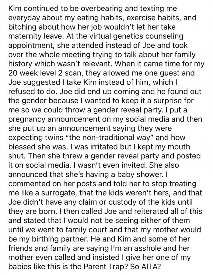 The girlfriend's behavior pushed OP to publicly call her out, but she doubted how she handled the situation and decided to consult with the Reddit community.