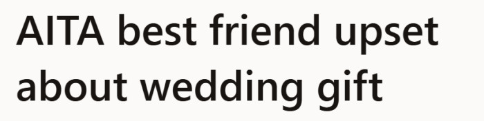 One simple assumption about the gift set the stage for everything that followed.