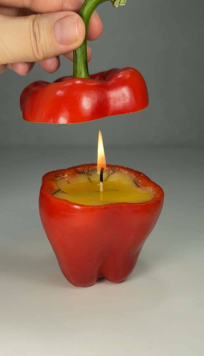 "I Made An Edible Candle. How Do You Like It?"