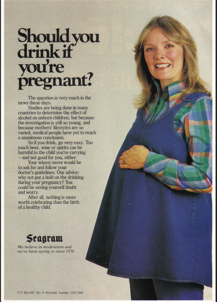 6. “An unusually progressive Seagrams ad, circa 1970s.”