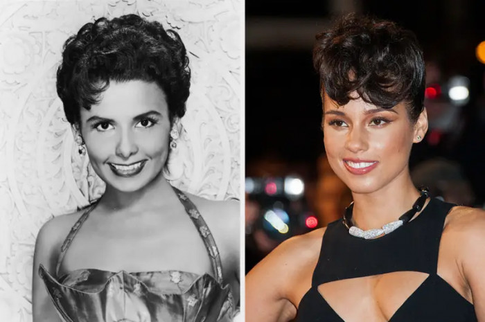 7. Alicia Keys from the 1950s is a singer named Lena Horne.