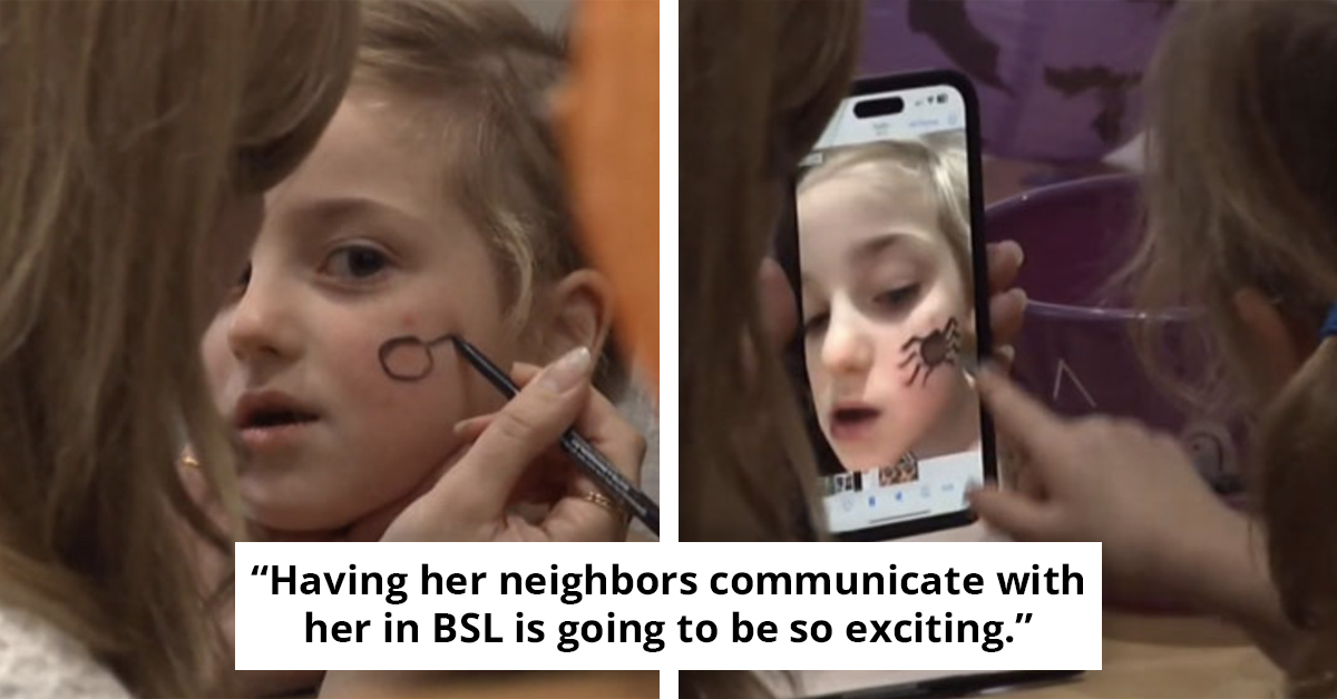 This Little Girl’s Neighbors Learned Sign Language So She Could Go Trick-Or-Treating For The First Time—And It’s The Sweetest Thing Ever