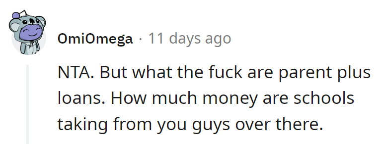 'Parent Plus loans'? More like 'school's plus cash grab!'